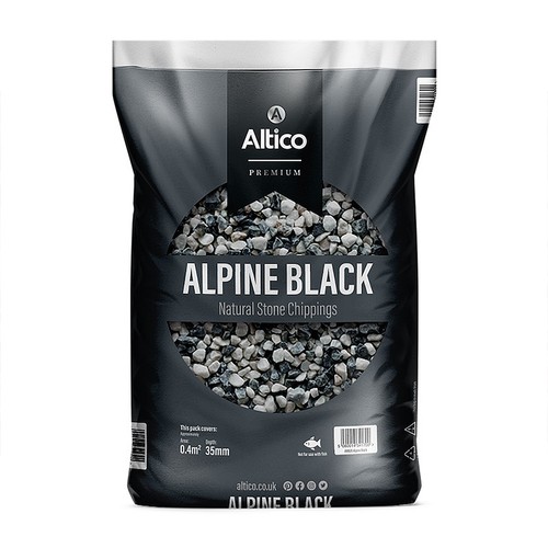 Alpine grey white - alpine, black