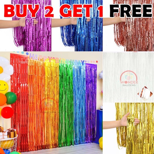 Foil fringe tinsel - 2m-3m,