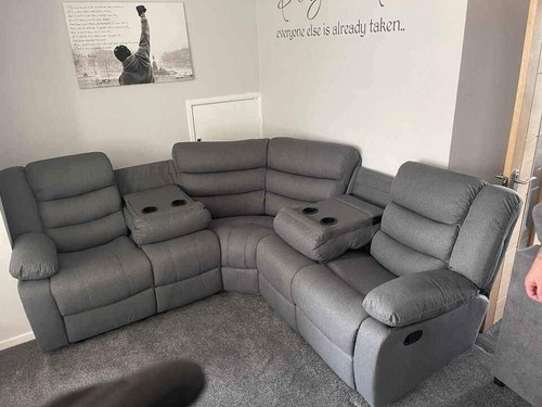 Roma grey fabric - grey, 2c2