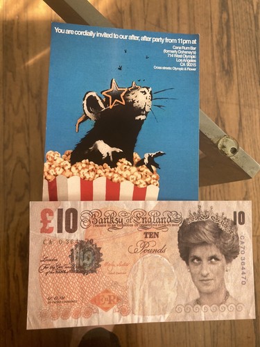 Original banksy faced - original,