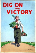 Wartime Dig For Victory Poster