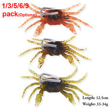 12.5cm 34g Manic 3D Crab Lures