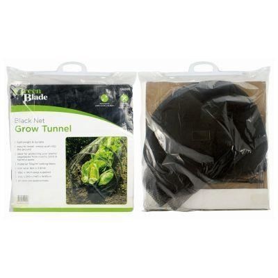 Black net grow tunnel - black,