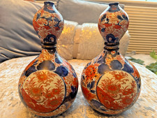 Pair Antique Japanese Imari