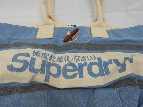 Superdry blue white canvas - blue,