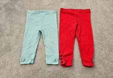 2x TU Girls Leggings 9–12m