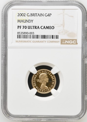 2002 gold proof maundy - gold,