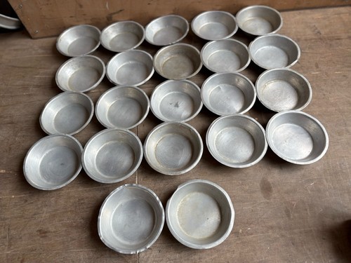 22x aluminium pie dishes tart - aluminium,