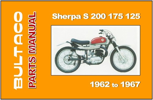 Bultaco parts manual - manual, s