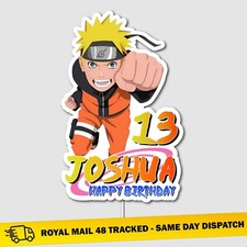 Personalised Name/Age Naruto