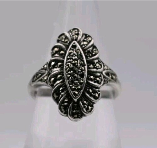 Antique marcasite ring - antique,
