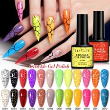 Crackle nail gel - nail, polish