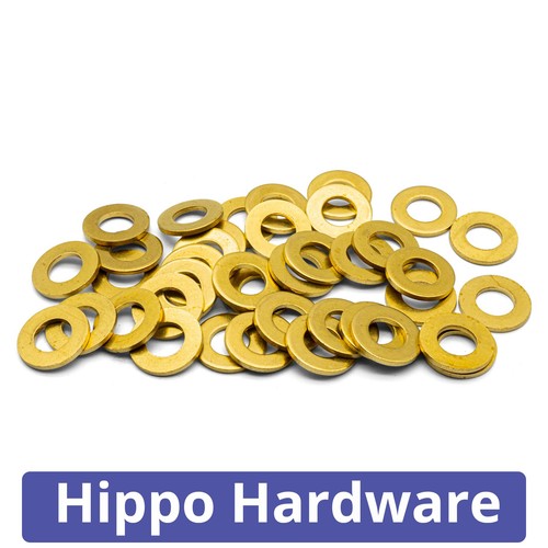 Solid brass form washers - solid,