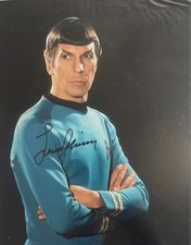 Leonard Nimoy Star Trek Autograph