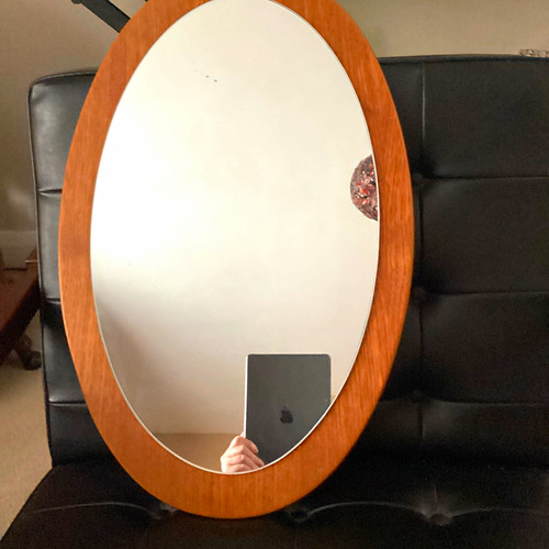 Vintage retro oval wall - oval,
