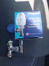 Drayton RT212 Thermostatic Radiator Valve Angled 15mm TRV BODY ONLY Tracked Post