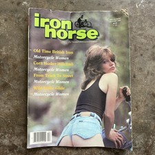 Iron Horse motorcycle magazine december 1982 easyriders centerfold distressed vt