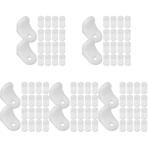 500pcs reusable white plastic - 500pcs,
