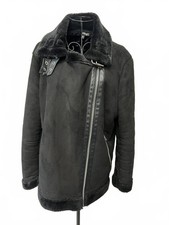 Topshop Faux Shearling Aviator