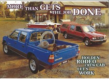 Holden rodeo crew cab brochure - rodeo,
