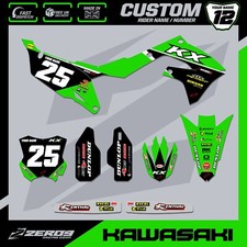 KAWASAKI MOTOCROSS GRAPHICS CUSTOM MX GRAPHICS KX KXF 125 250 450 PC 22