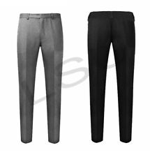 KIDS STURDY FIT SCHOOL TROUSERS ADJUSTABLE WAIST, BELT LOP, ADJUSTBALE BUTTON