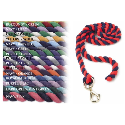 Shires two tone leadrope - two,