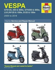 Vespa Scooters Gts Gtv Lx & S