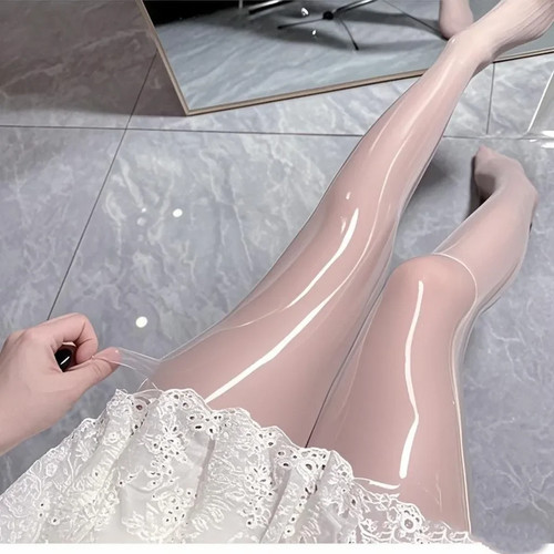 Nude high waist - high,