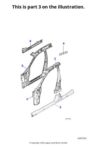 Jaguar genuine sill panel - genuine,