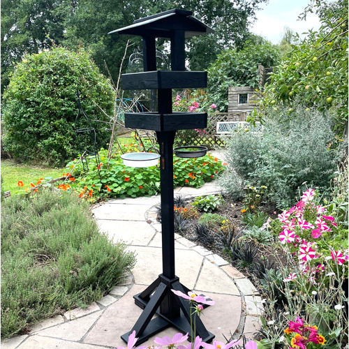 Wooden bird table tier - table,