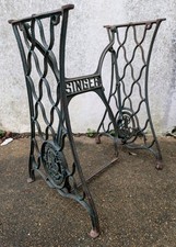 Vintage Singer Sewing Machine Stand – Antique Cast Iron Table Base - CAN DELIVER