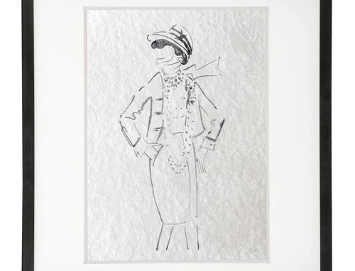 Cecil beaton ink drawing - cecil,
