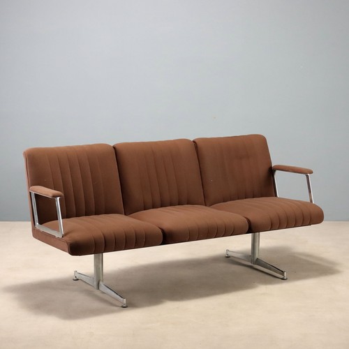 Vintage sofa metal fabric - vintage,