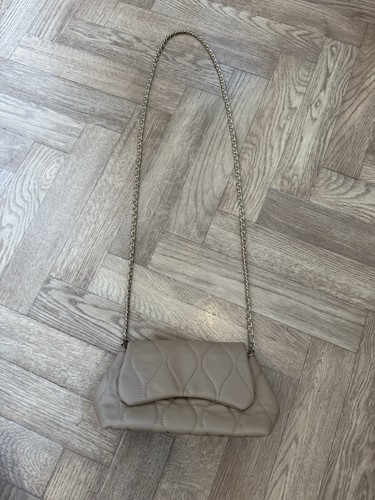 Clutch bag quilted camel - bag,