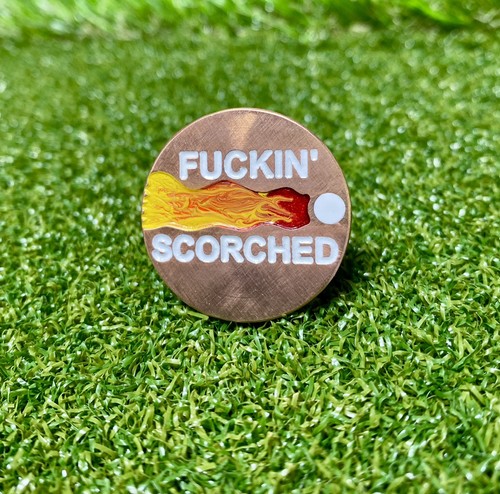 Scorched custom golf - f’in,