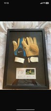 Jens Lehmann Arsenal Signed Nike Football Goalkeeper Gloves - Framed