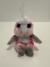 Keel Toys RARE Animotsu TUFTY the PINK COCKATIEL plush 6" soft toy beanie
