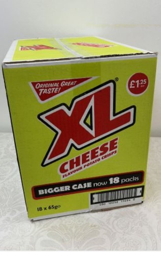 New larger bag cheese - larger,
