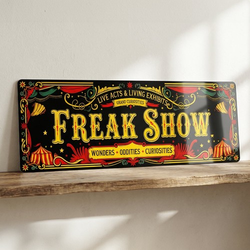 Freak show wonders oddities - freak,