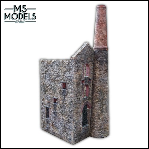 Derelict cornish engine house - derelict,