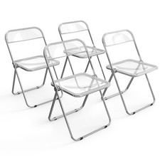Acrylic Folding Chairs 4 Pack