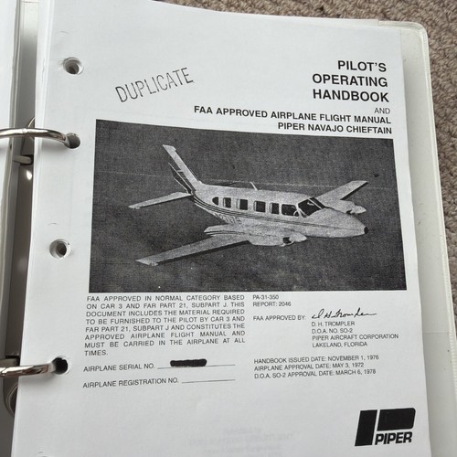 Piper 350 pilot - pa-31-350,