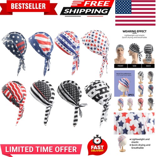 Pack rag skull caps - 8,