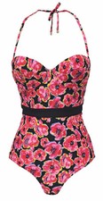 Ladies Top shop Floral Halter