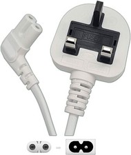 Long UK Mains Power Lead Cable