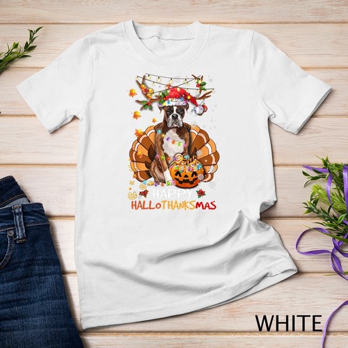Boxer dog happy - boxer, hallothanksmas