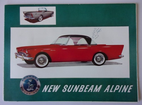 Sunbeam alpine series orig - sunbeam,