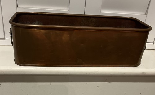 Vintage rectangular copper - rectangular,