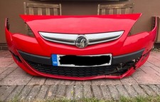 Vauxhall Astra GTC J Front Bumper – Red – with Grille & Badge – PDC – Damaged